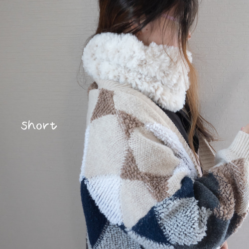 ふんわり軽くて肩こりしない◎ヘビロテもふもふスヌード/編み物 棒針