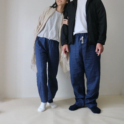 新品 KID BLUE ダブルガーゼ リボン付きルームパンツ 綿100％ ルームパンツ 綿100％ レディース ダブルガーゼ 二重ガーゼ 夏