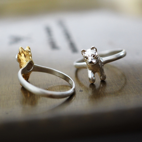 希少！貴重！ エポカ 犬 dog シルバー 925 リング 9号 約7.7g アニマルリング ドッグ 指輪 シルバー925 リング ドーベルマン