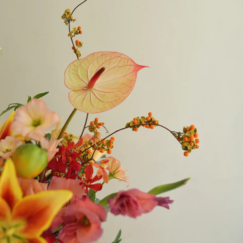 9月から11月まで限定！秋をイメージした祝い花 秋のお洒落な