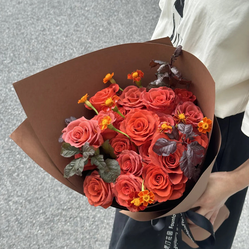 秋色で装うオータムアレンジ 特大サイズ 秋色で装うオータムアレンジ 特大サイズ 秋色で装うオータムアレンジ