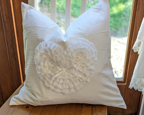 ゆめlove様ご確認ページ♡フリルクッションカバー ハンドメイド