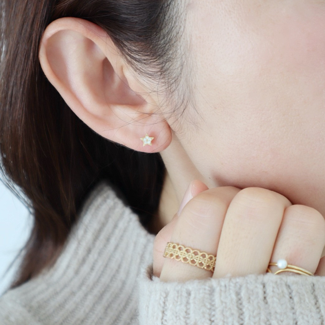 冬限定✴︎クリスマスコフレ✴︎ flowerオリジナル3点setピアス・ノンホールピアス