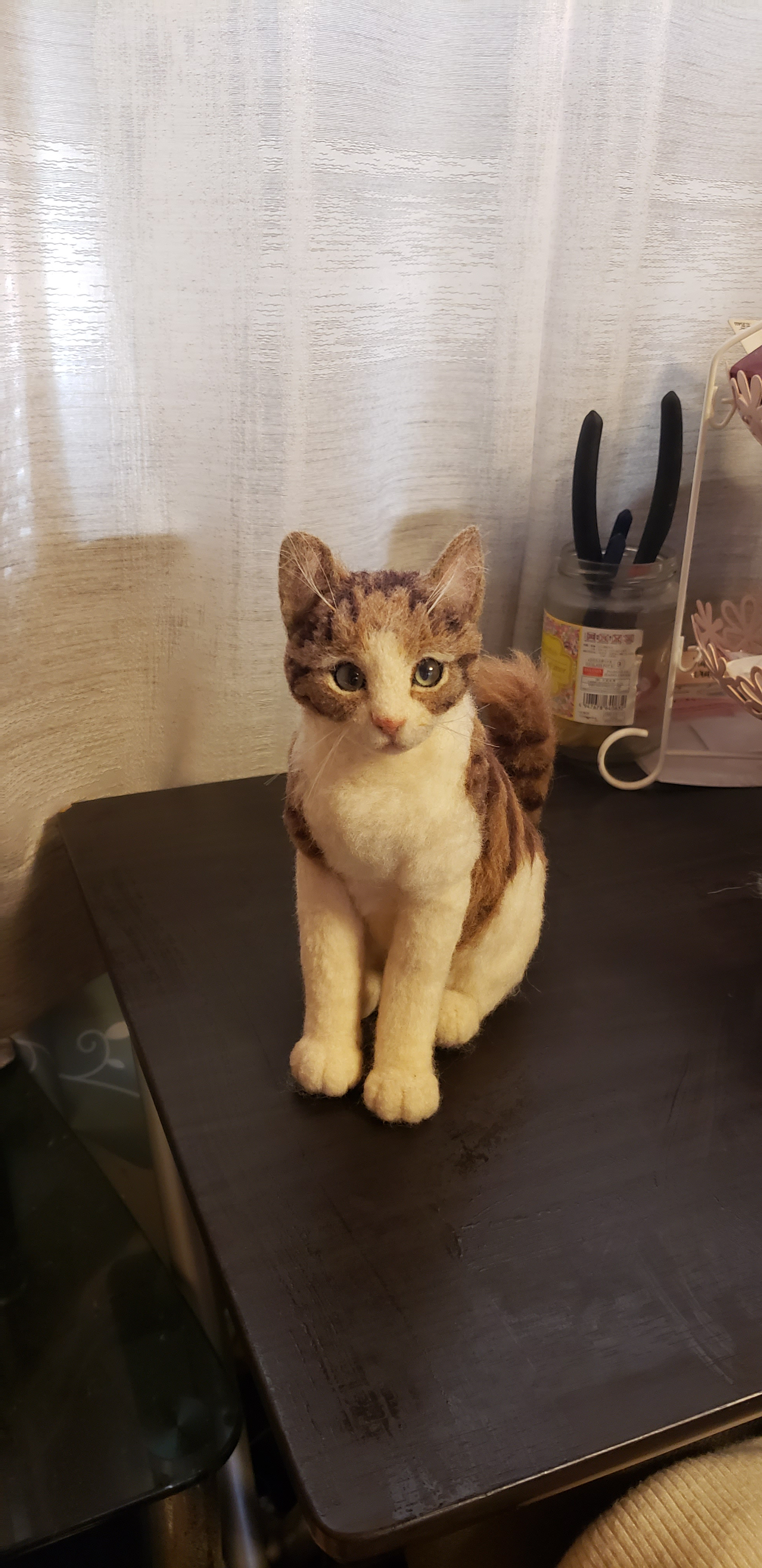 羊毛フェルト作品猫