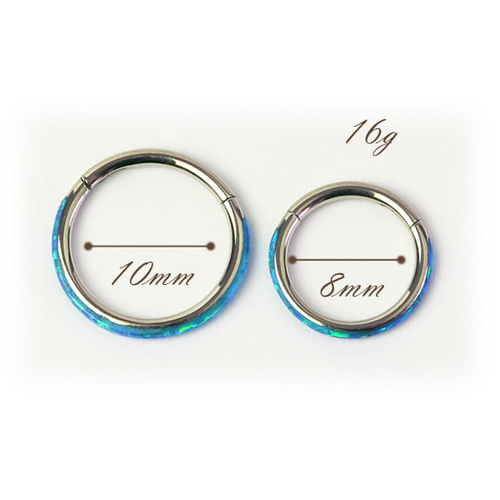 チタン CBR052 16G セグメント クリッカー ワンタッチリング ボディ