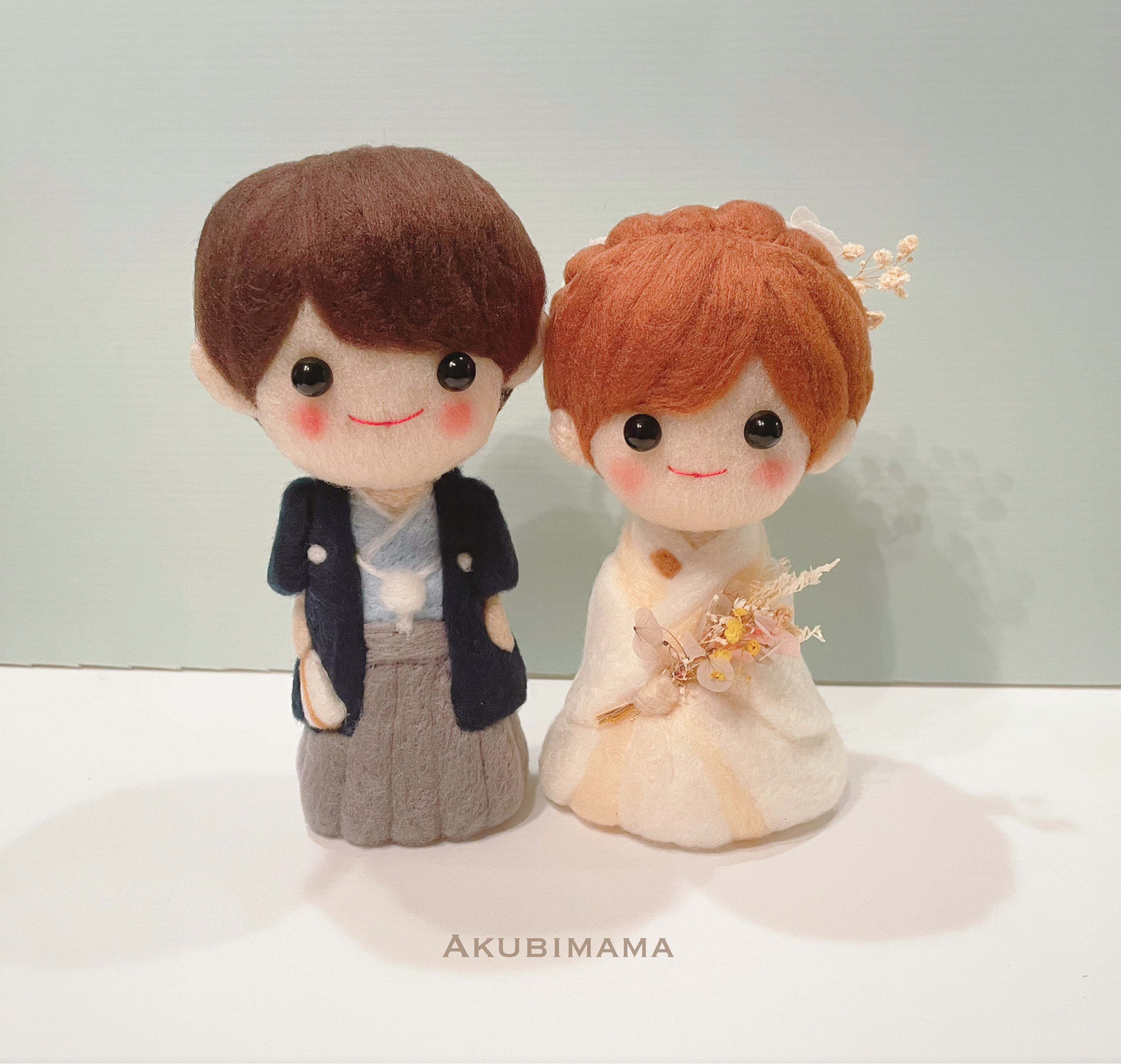 【受注製作】Akubimama和装ウェディングドール中サイズ