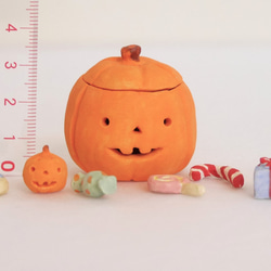 陶器 ハロウィーン 8点セット】かぼちゃ 小さい ミニチュア 節句 10月