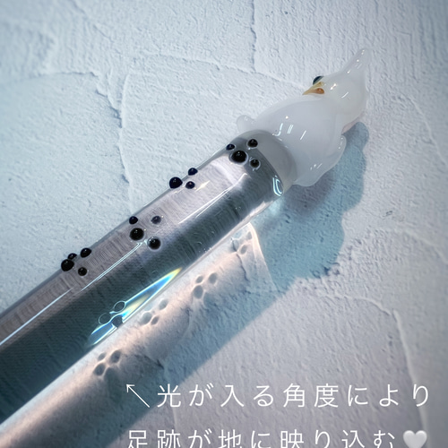 書籍掲載！白猫ガラスペン ペン・筆記用具 Otonari工房 通販