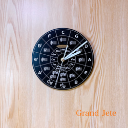 Circle of Fifths【五度圏】壁掛け時計 WC-02　<受注製作> 2枚目の画像