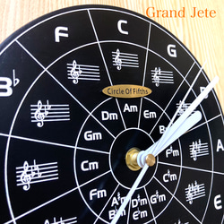 Circle of Fifths【五度圏】壁掛け時計 WC-02　<受注製作> 3枚目の画像