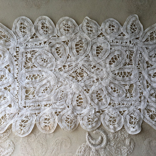 フランスヴィンテージ バテンレースのマット レース Mon Atelier