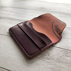 【新品未使用】シェルコードバン　ウルトラバイオレット　カードケース 完成品 Horweenシェルコードバン カードケース ウルトラバイオレット