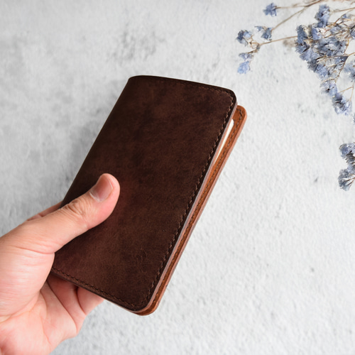 パスポートケース 本革 ｲﾀﾘｱﾝﾚｻﾞｰ Brown ブラウン その他ケース