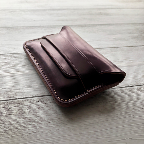 完成品 Horweenシェルコードバン ウルトラバイオレット カード