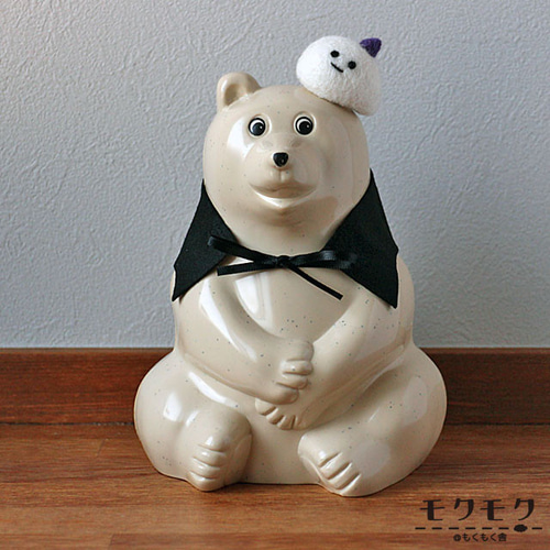 しろくま貯金箱 ハロウィン着せ替えセット（帽子とマント