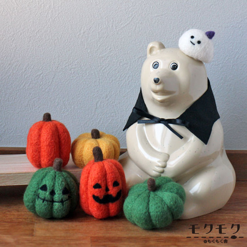 しろくま貯金箱 ハロウィン着せ替えセット（帽子とマント