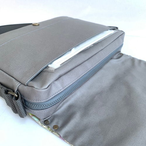 Shan様　リバティ スモールスザンナ　ブルーラミネート　横長ワンハンドルバッグ Shan様 リバティ スモールスザンナ ブルーラミネート 横長ワン