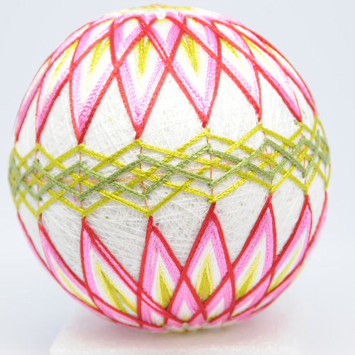 手まりN65 ダリア 直径11cm[てまり 手毬 手鞠] その他インテリア雑貨