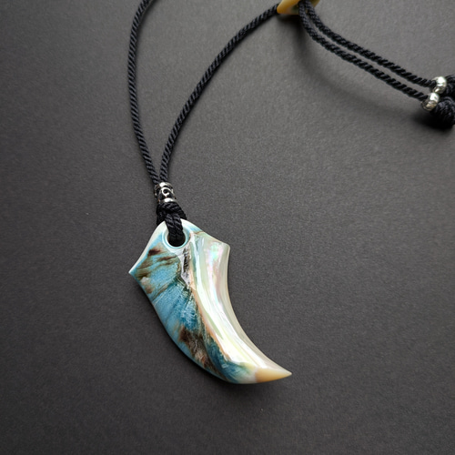 キバ 』ネックレス ✳ 夜光貝 ネックレス・ペンダント 夜光貝jewelry