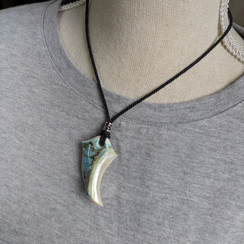 キバ 』ネックレス ✳ 夜光貝 ネックレス・ペンダント 夜光貝jewelry