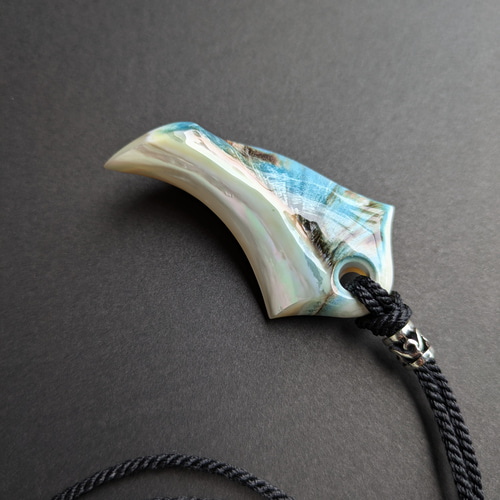 キバ 』ネックレス ✳ 夜光貝 ネックレス・ペンダント 夜光貝jewelry