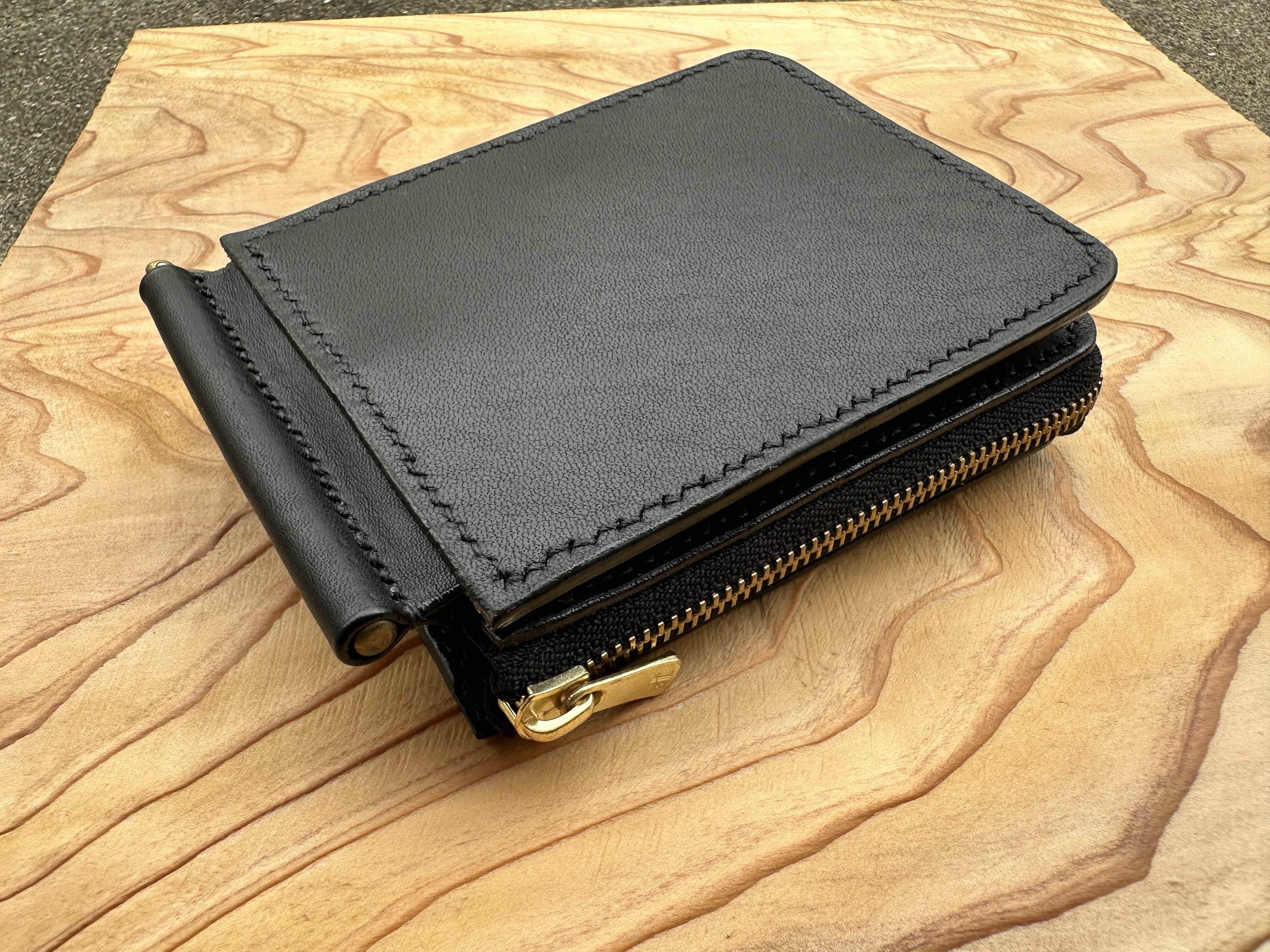 money clip system wallet 2 【black】