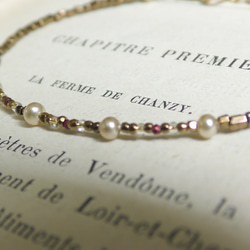 ❮再販×3❯ アンティークNo. 44 ★ ミリアム ハスケル　&　フランス製アンティークビーズ　ブレスレット 3枚目の画像