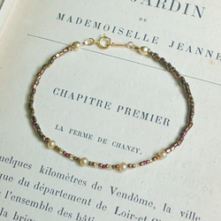 ❮再販×3❯ アンティークNo. 44 ★ ミリアム ハスケル　&　フランス製アンティークビーズ　ブレスレット 8枚目の画像