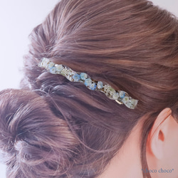 滿天星長髮夾 (藍色 A) 第2張的照片