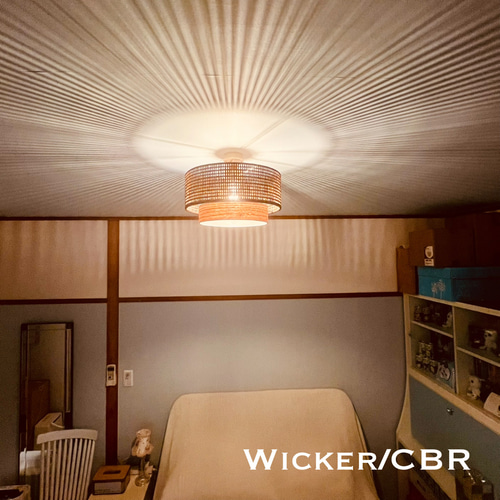シーリングライト 照明 Wicker/CBR 天井 ウィッカー和紙 天然木 シーリングライト 照明 Wicker/CBR 天井 ウィッカー和紙 天然木