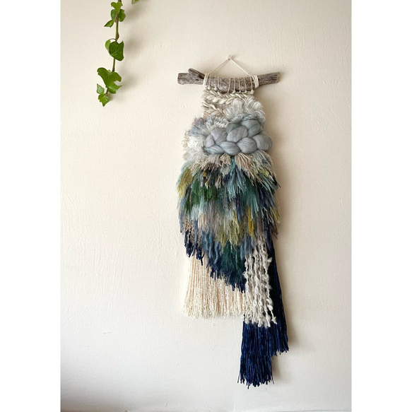 一点もの】流木 ウィービング タペストリー 『In the forest, q  