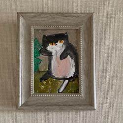 絵画 。原画☆【猫たちは落ちた星を花束に集め、楽しく一緒に遊んでいる】 絵画 。原画☆【猫たちは落ちた星を花束に集め、楽しく一緒に