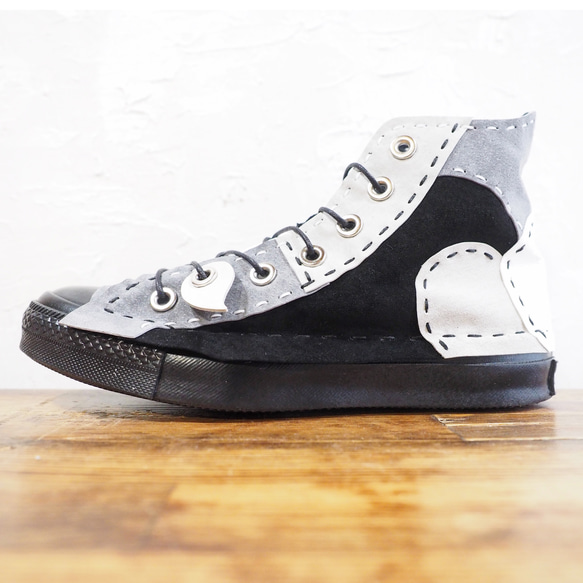 【受注制作】 ﾓﾉｸﾛ ﾁｸﾁｸ靴 HI 16ピース 黒ソール 3枚目の画像
