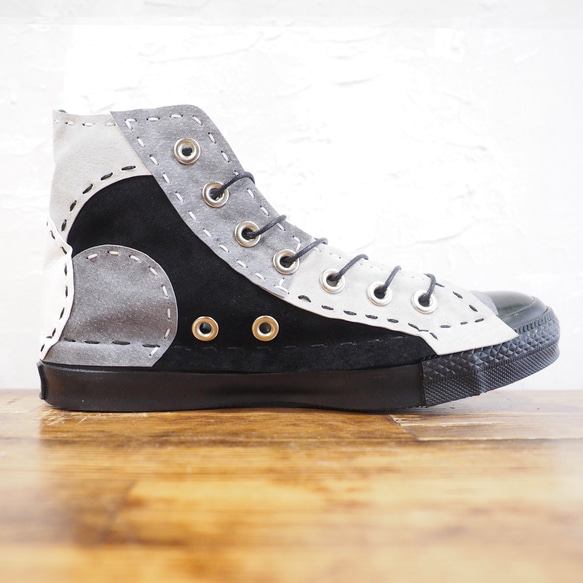 【受注制作】 ﾓﾉｸﾛ ﾁｸﾁｸ靴 HI 16ピース 黒ソール 6枚目の画像