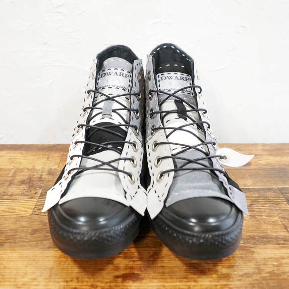 【受注制作】 ﾓﾉｸﾛ ﾁｸﾁｸ靴 HI 16ピース 黒ソール 2枚目の画像