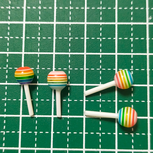 送料無料】デコパーツ ロリポップ キャンディ 5個セット  