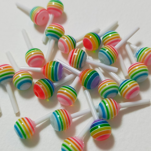 送料無料】デコパーツ ロリポップ キャンディ 5個セット  