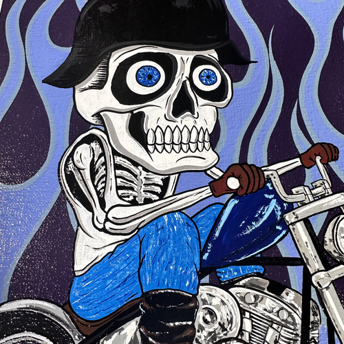 アートピース 額装 ピンストライプ イラスト アートワーク フレイムス