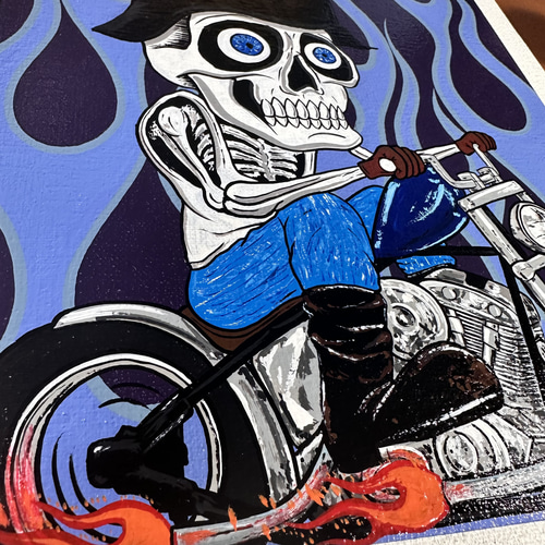 アートピース 額装 ピンストライプ イラスト アートワーク フレイムス