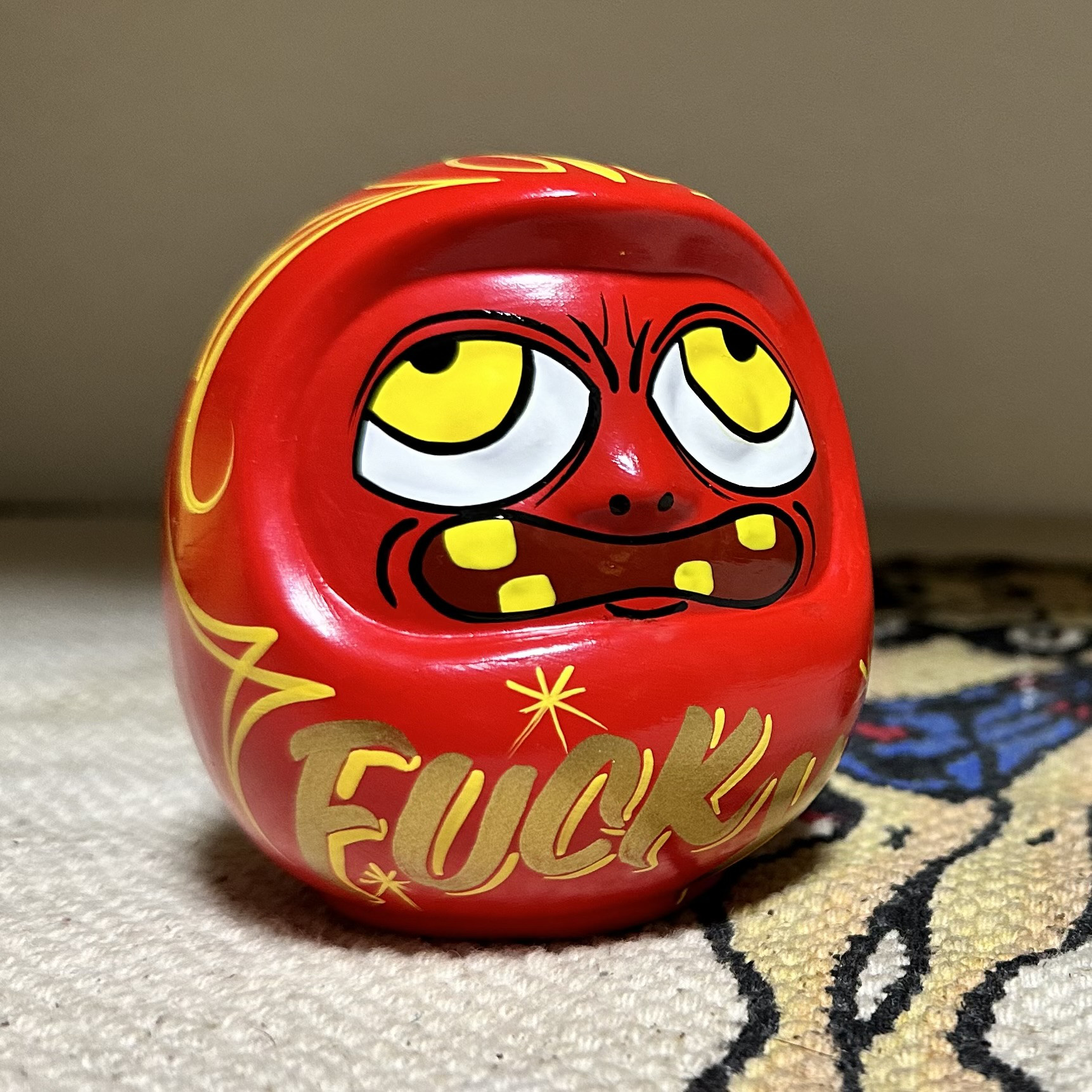 MADダルマ2.6 fxxk you アメリカ雑貨 小物 達磨 招き猫 贈り物