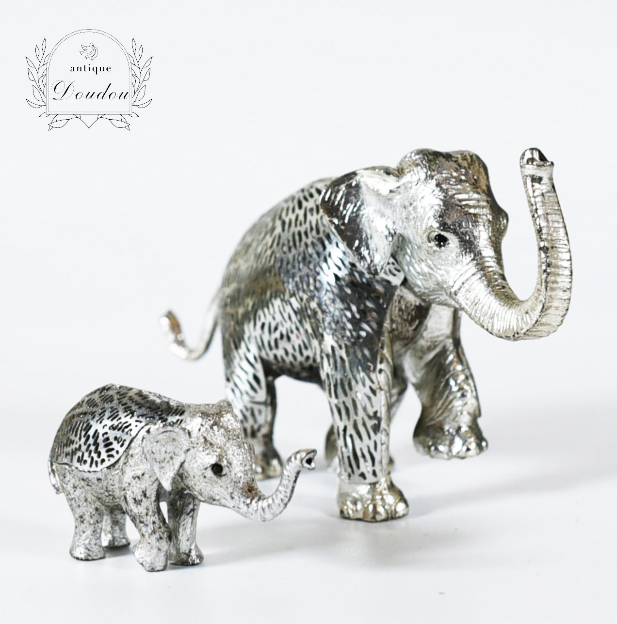 Christofle Paris クリストフル フクロウ オブジェ 2個セット Christofle Paris クリストフル フクロウ オブジェ 2個セット