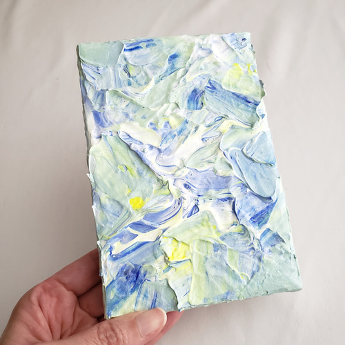 Sakihana様アクリル画テクスチャーアートno.753〜755抽象画 Sakihana様