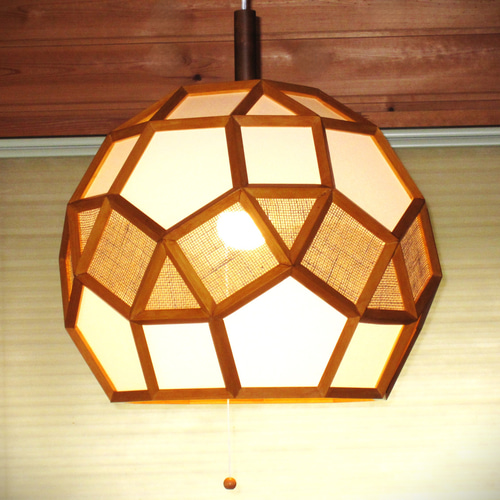 インテリア照明 光彩Ⅱ SK52PW-2 側台塔欠損斜方20-12面体 ペンダント