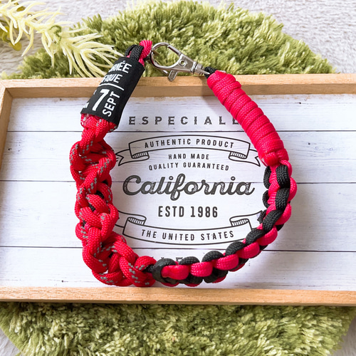 みゅきき様オーダー　ハンドストラップ　スマホストラップ　パラコード 予約販売】パラコード ハンドスマホストラップ | KISHIKA