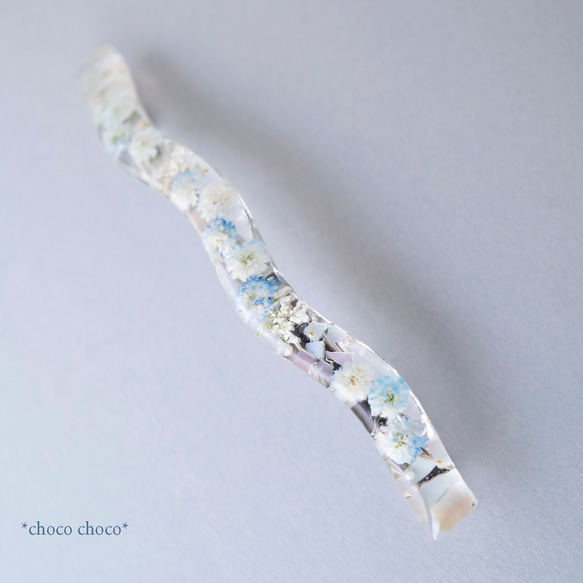 滿天星長髮夾（藍色 B） 第5張的照片