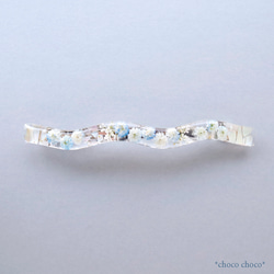 滿天星長髮夾（藍色 B） 第3張的照片