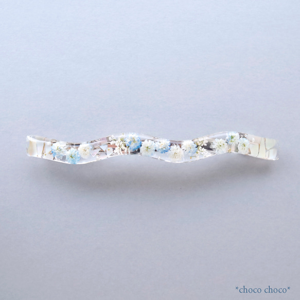 滿天星長髮夾（藍色 B） 第3張的照片