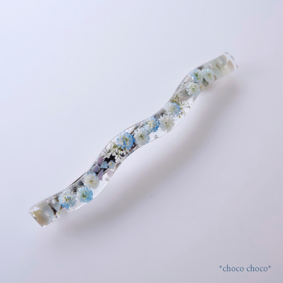 滿天星長髮夾（藍色 B） 第4張的照片