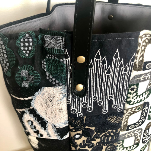 一点物 送料無料 ミナペルホネン バケツ型トートバッグ