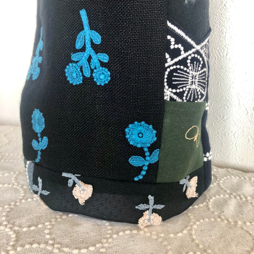 一点物 送料無料 ミナペルホネン バケツ型トートバッグ